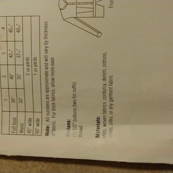 Silhouette Patterns Blouse #725 - Picture 9 of 11